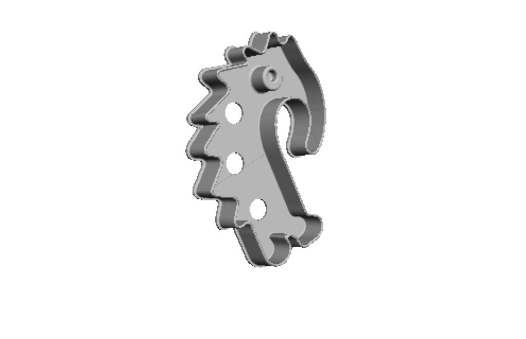 Wacky Monster 12 outline Cookie Cutter     