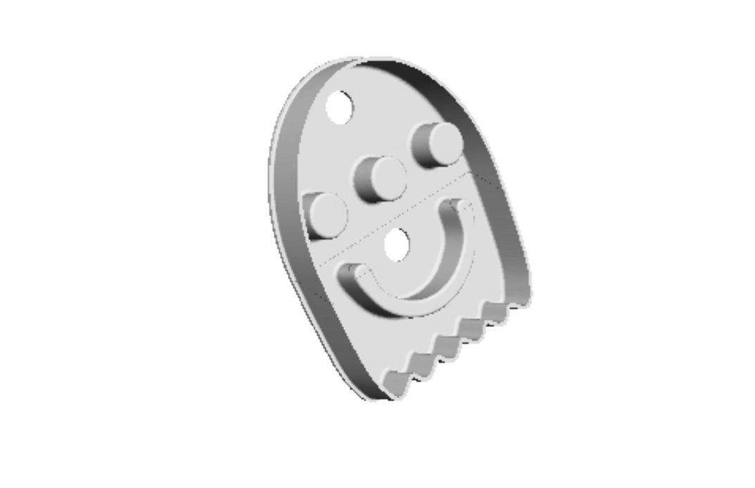 Wacky Monster 9 outline Cookie Cutter 