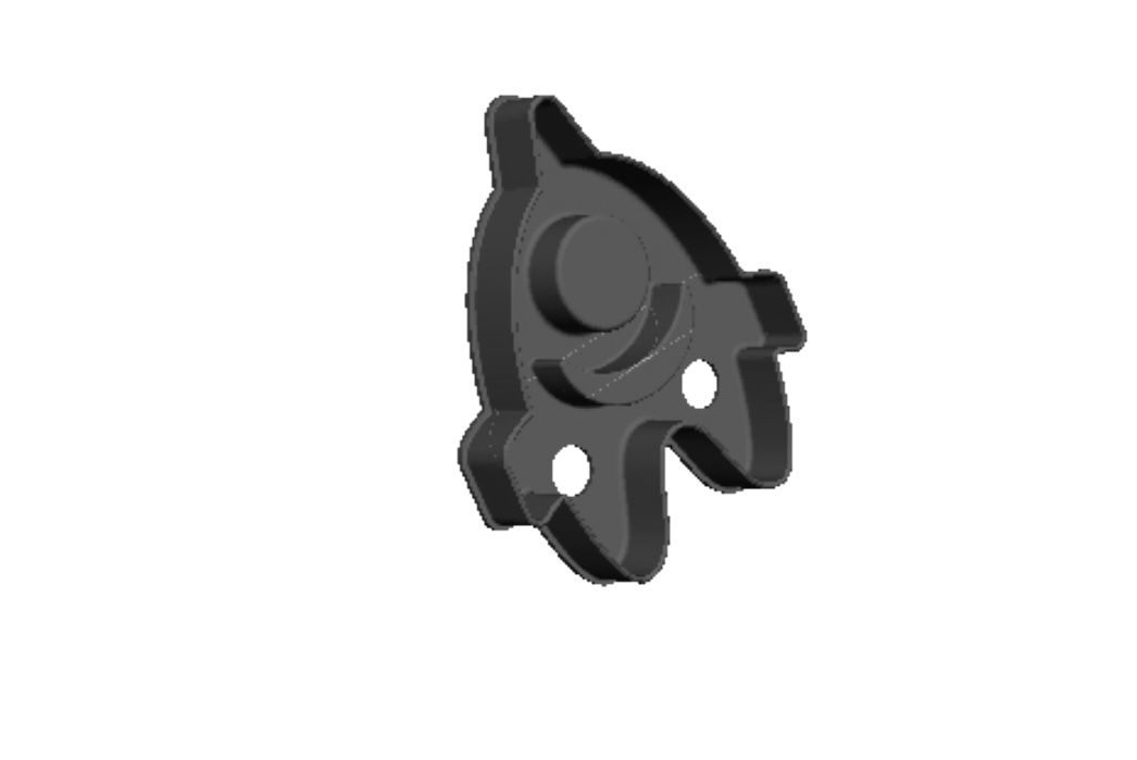 Wacky Monster 7 outline Cookie Cutter   