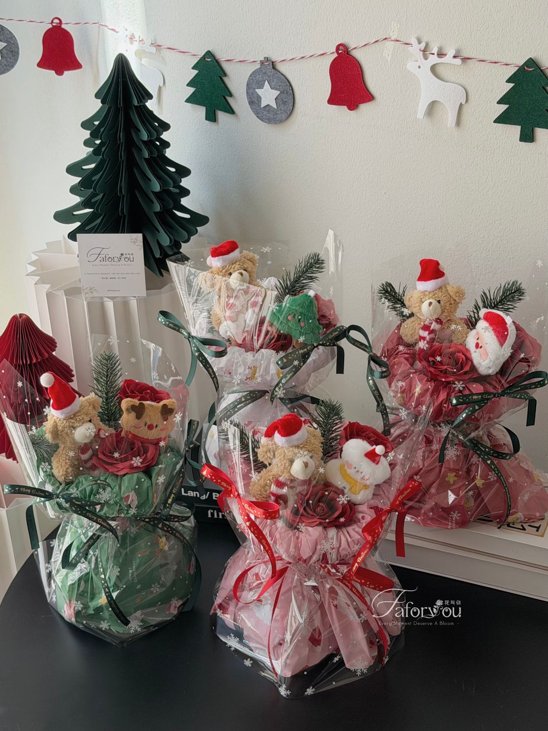 Christmas Transparent Bouquet 