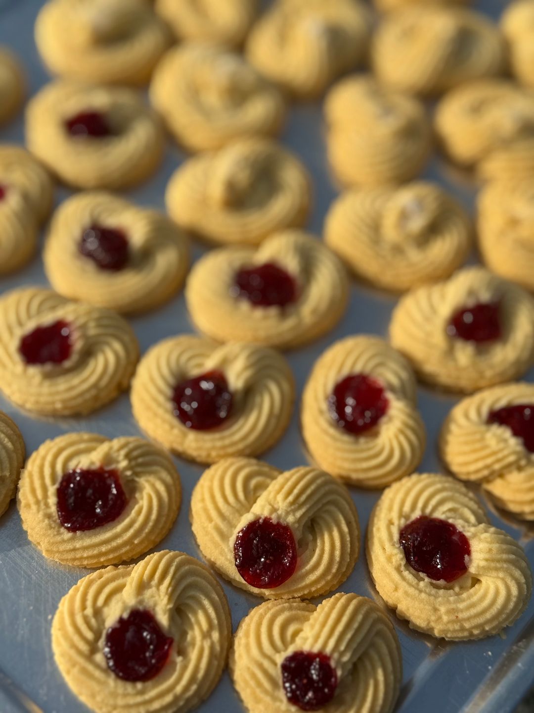 Strawberry Butter Cookies