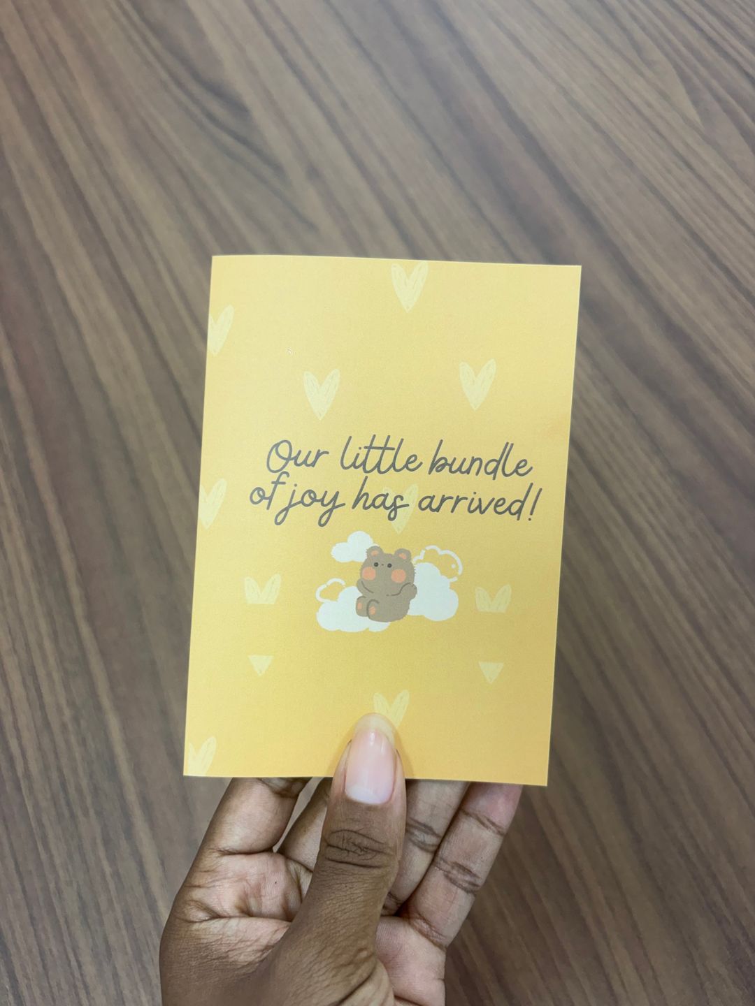 Our little bundle of joy