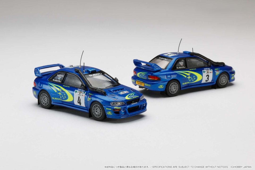HOBBY JAPAN MODEL 1/64 SUBARU IMPREZA WRC 2000 SAFARI