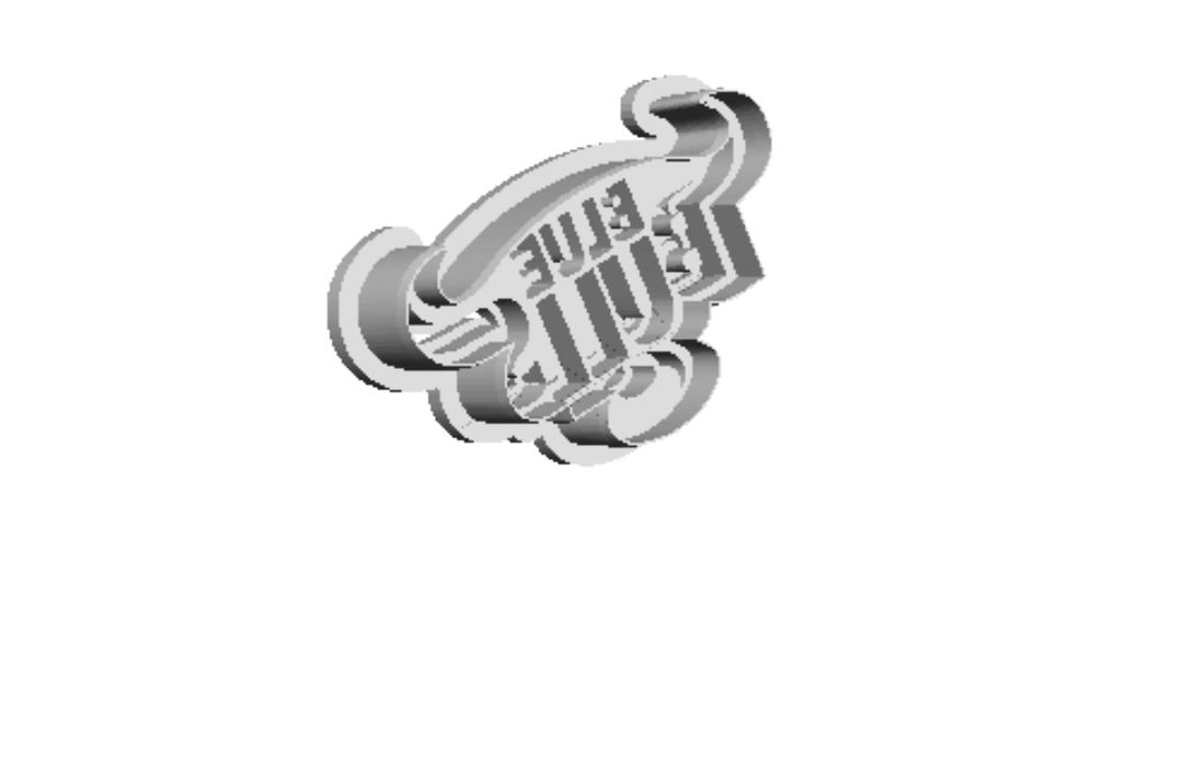Blou Bulle imprint Cookie Cutter     