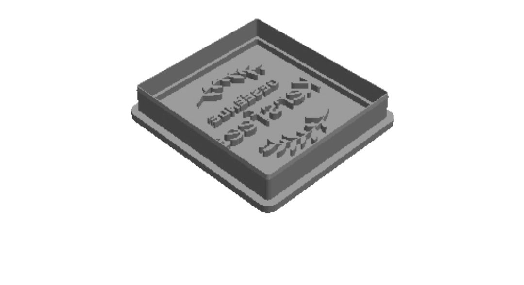 Geseende Kersfees imprint Cookie Cutter       