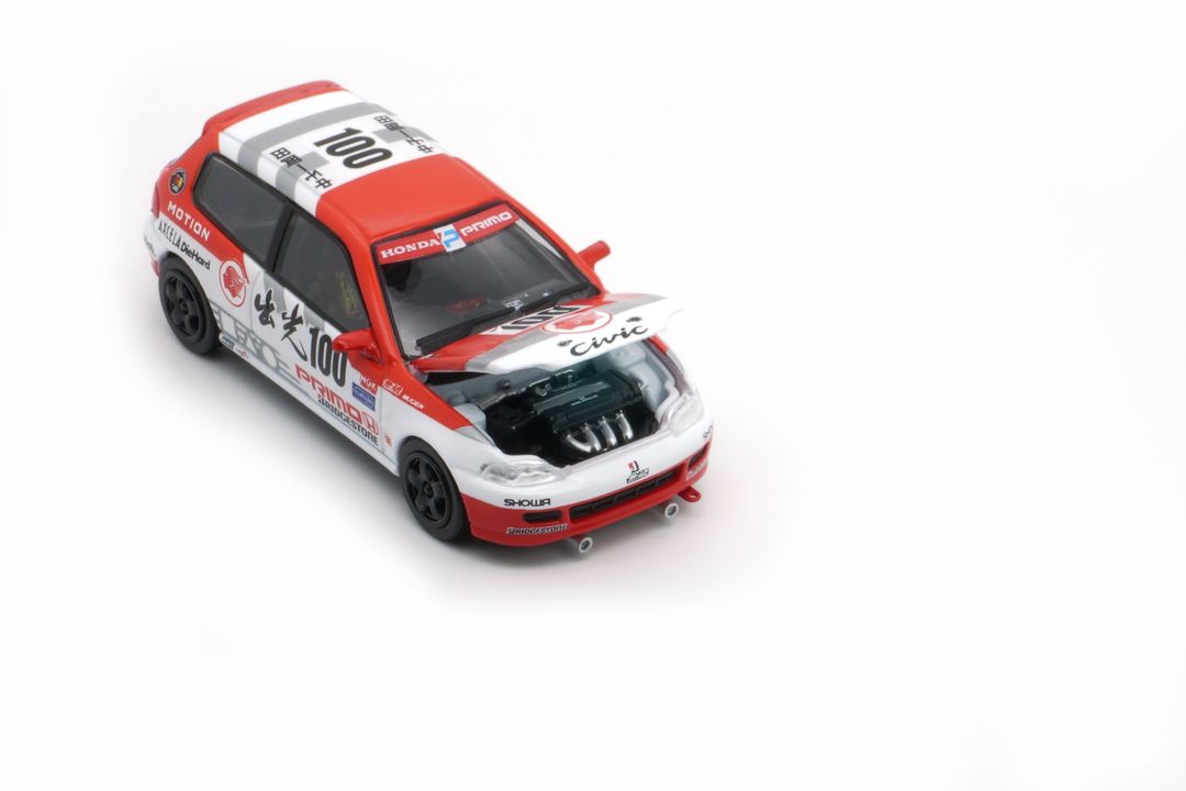 BMC MODEL 1/64 HONDA EG6 #100 JTCC 1993
