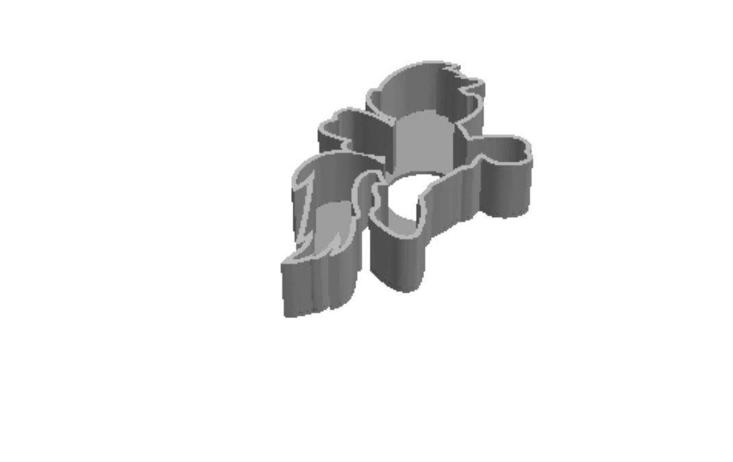 My little Pony Rainbow outline Cookie Cutter   