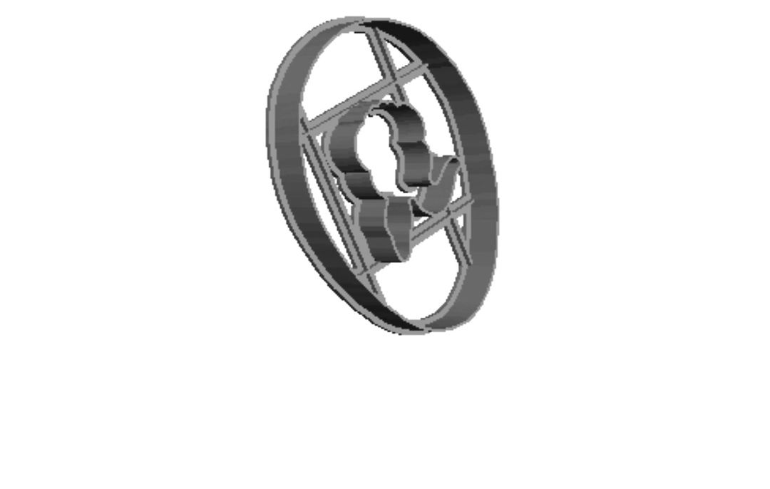 Easter Egg A1 outline Cookie Cutter       