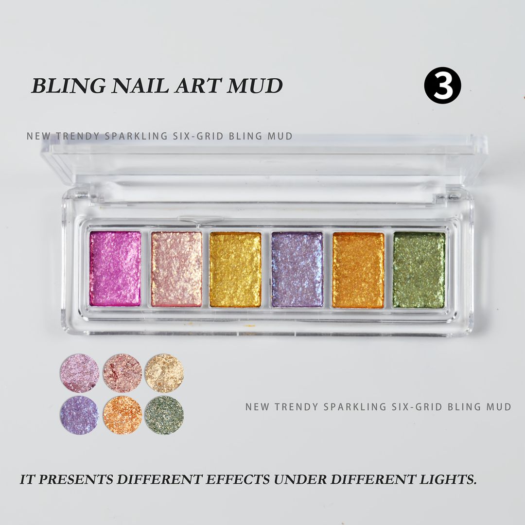 Nail Chrome Mud Palette 3