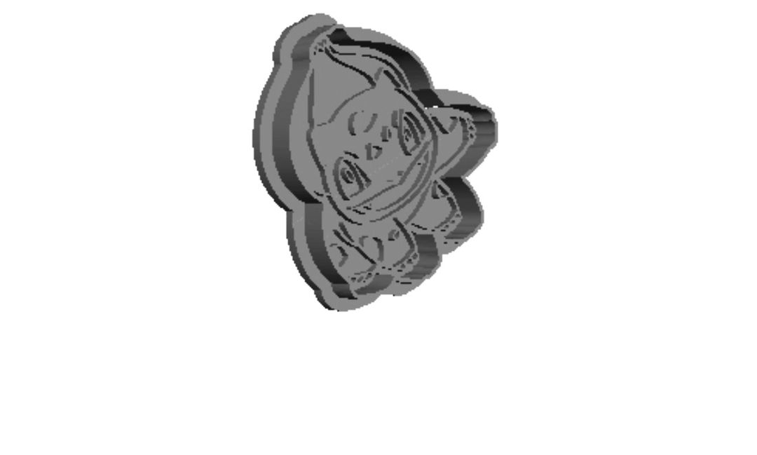 Pokémon 1 with detail Cookie Cutter   