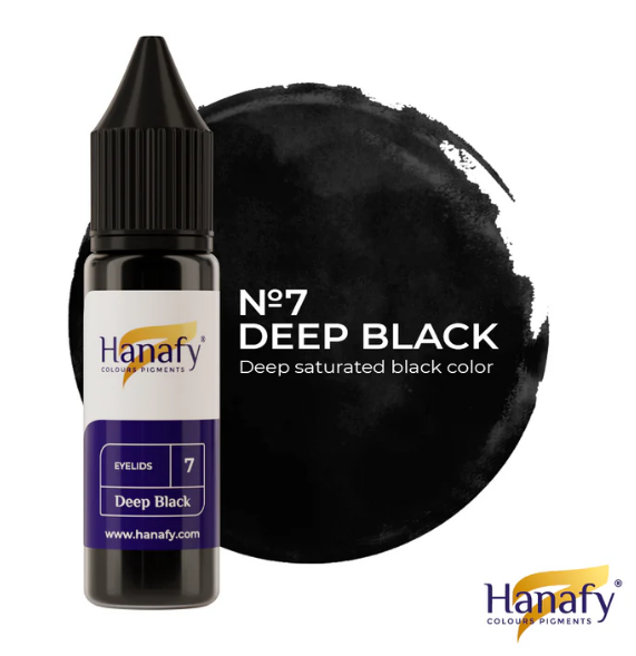 Deep Black - Hanafy Eyebrows Pigment 15ML