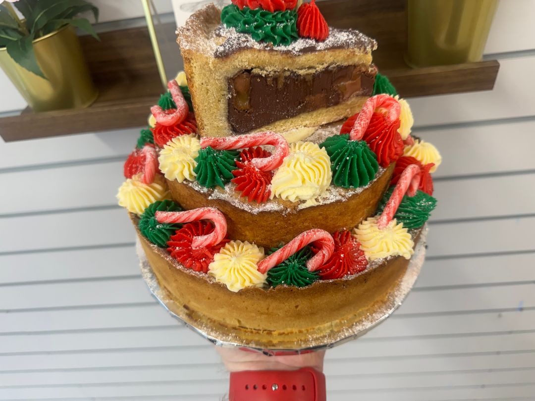 🎄 Three-Tier Mint Matchmaker & Candy Cane Cookie Pie 🎄 