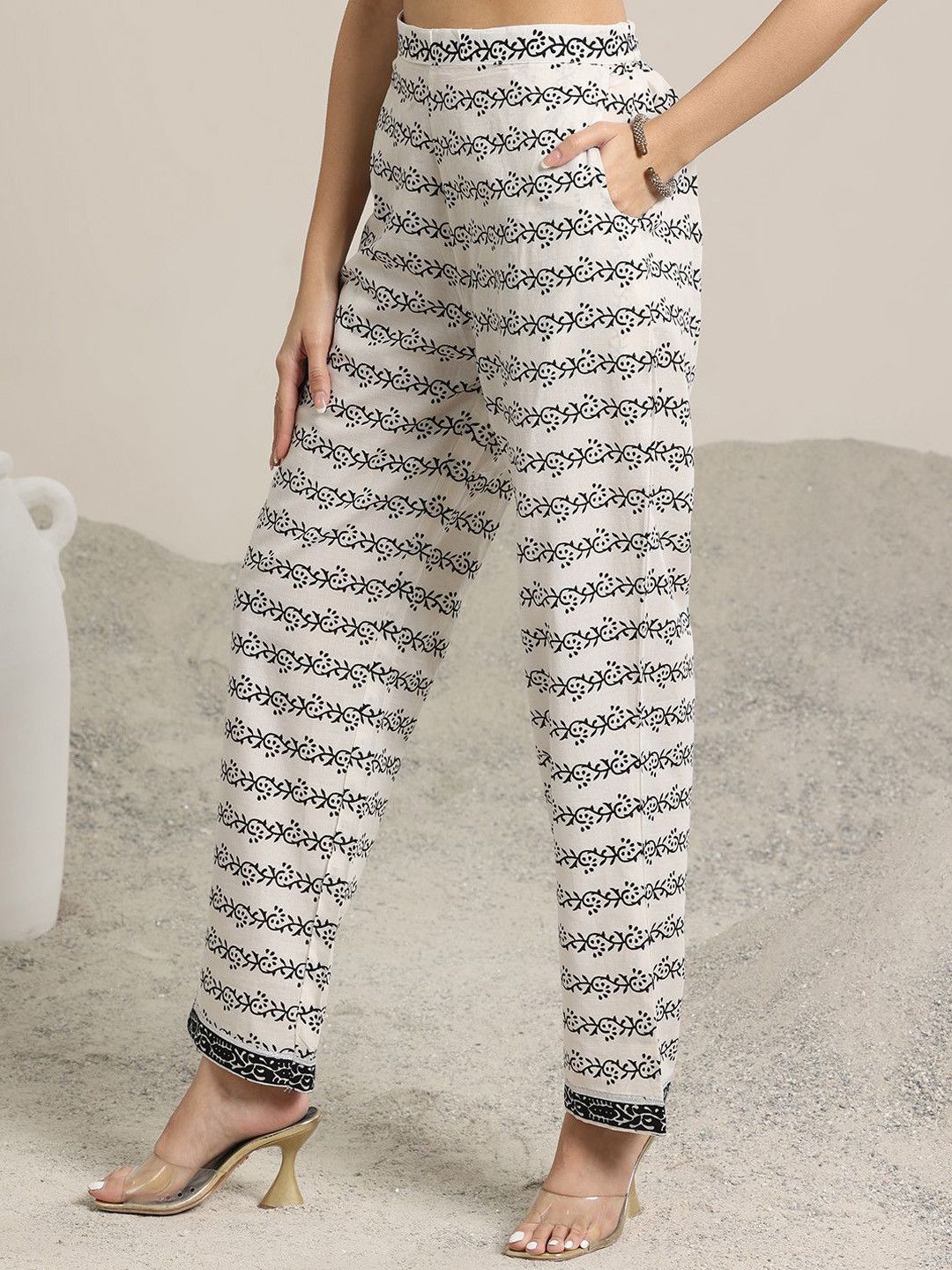 PRE ORDER - Pure Cotton Women Printed Kurta with Salwar & Dupatta