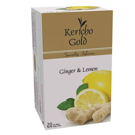 Kericho gold ginger & lemon green tea 20's