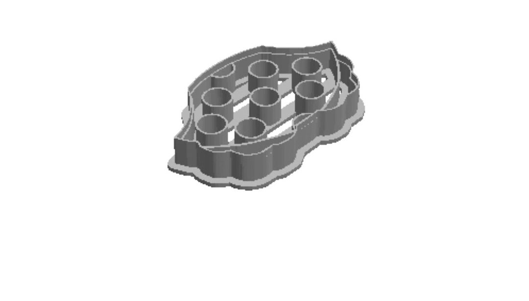 Minnie skirt outline Cookie Cutter   