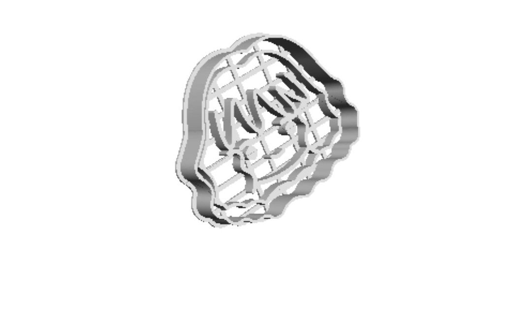 Hermione outline Cookie Cutter   