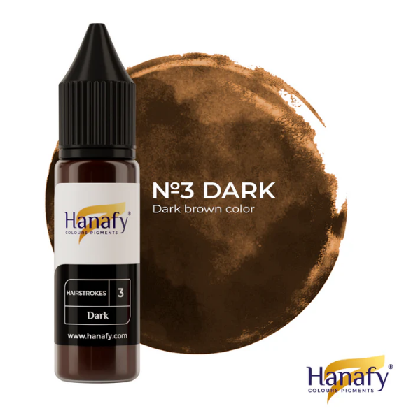 Hairstrokes Dark N3 - Hanafy Colours Pigments 15 ML