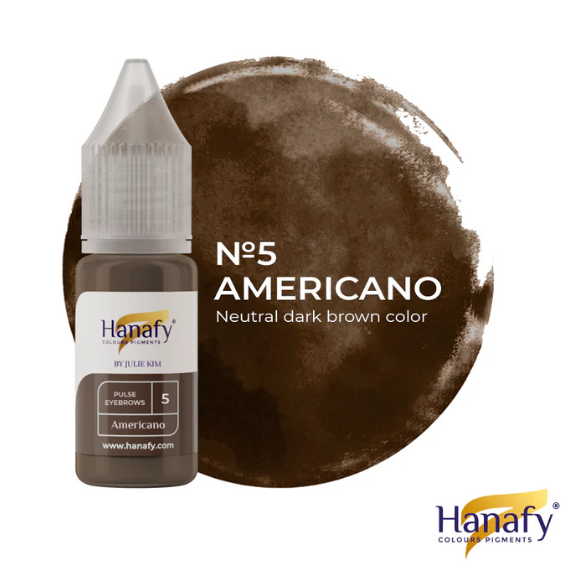 Pulse Eyebrow Line - N5-Americano- Hanafy Colours Pigments 10ML