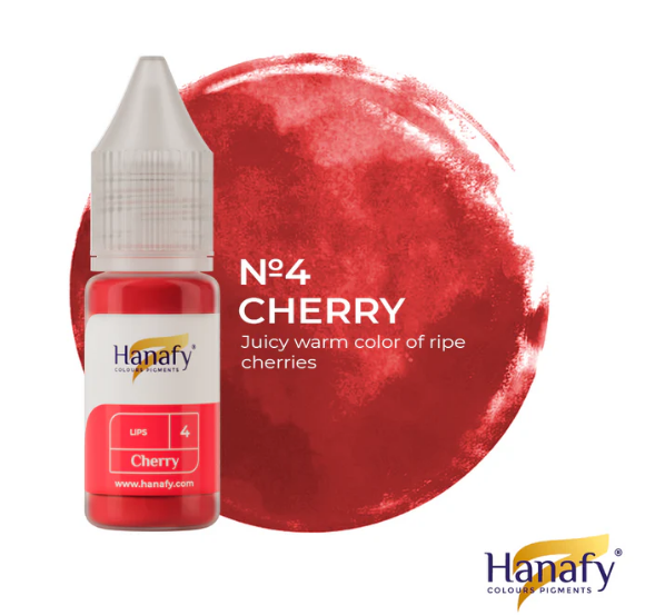 Basic Lips Line - N4-Cherry - Hanafy Colours Pigments 10ML