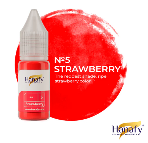 Basic Lips Line - N5-Strawberry - Hanafy Colours Pigments 10ML