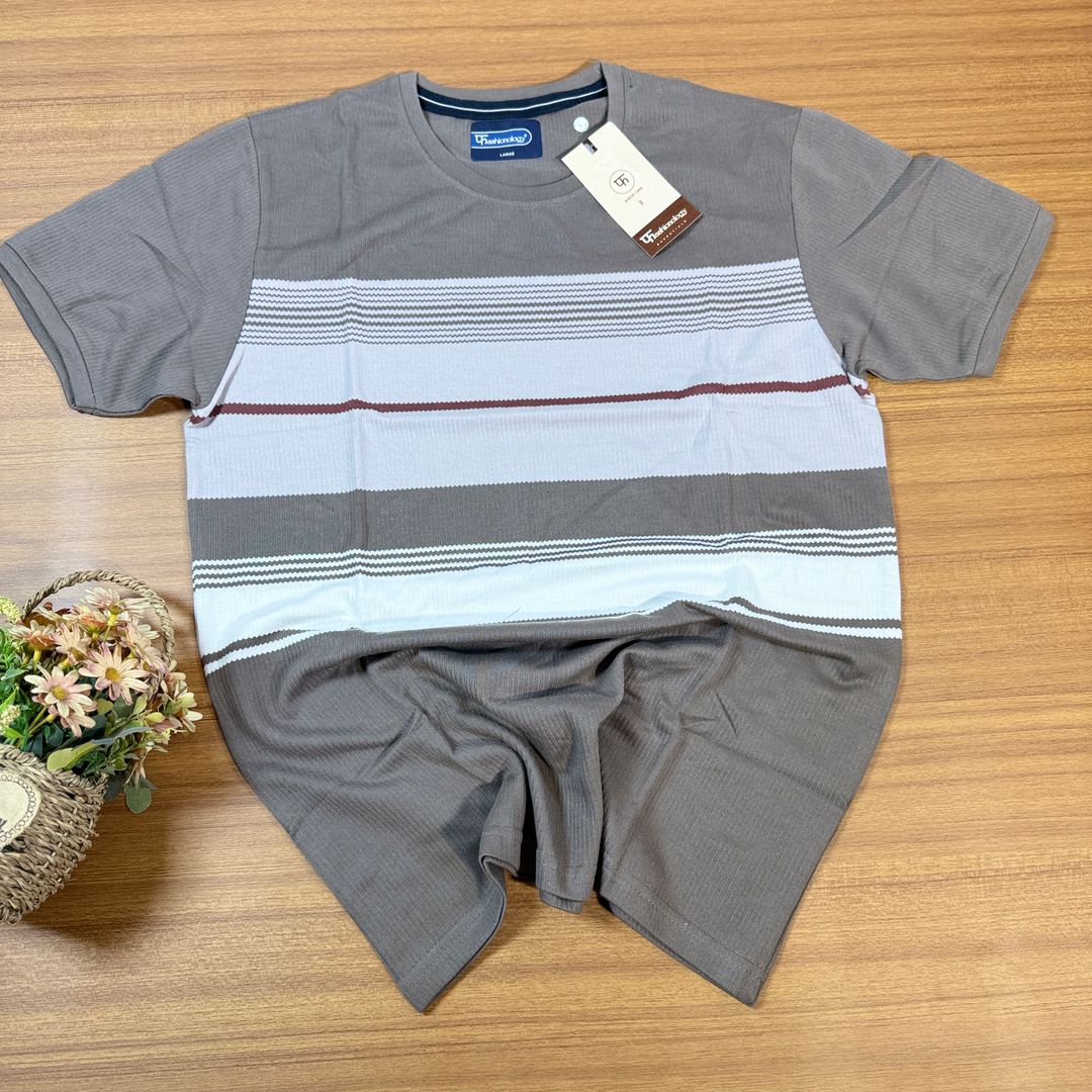 FASHIONOLOGY STRIPPED T-SHIRT 03