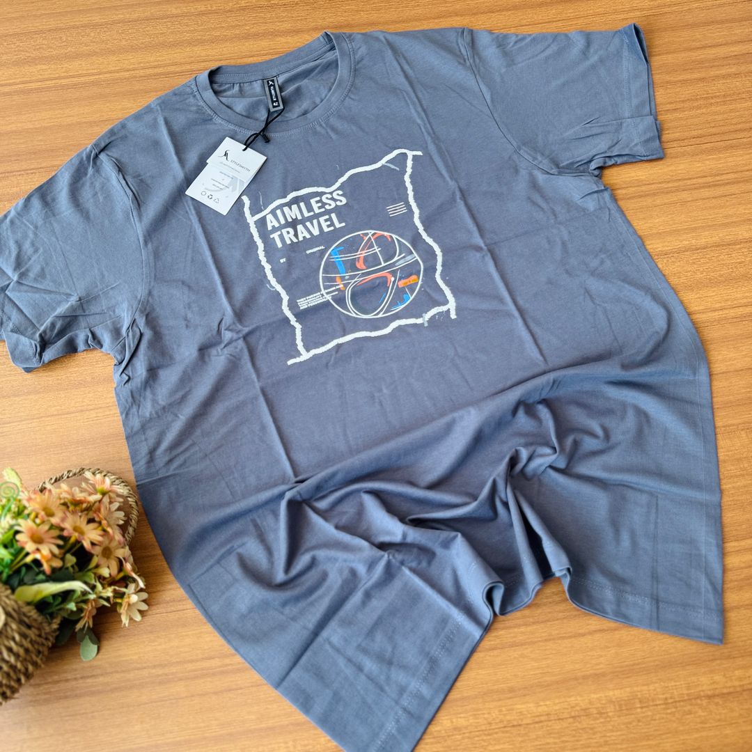 STYLESMYTH GRAPHIC T-SHIRT - GREY