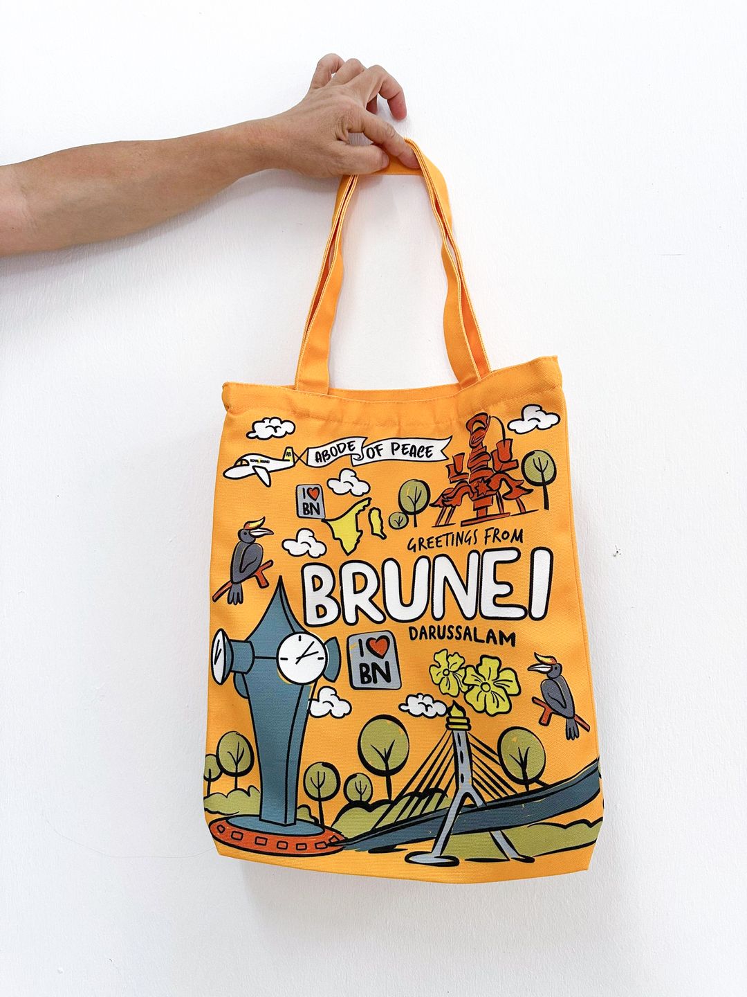 Brunei Tote Bag Doodle