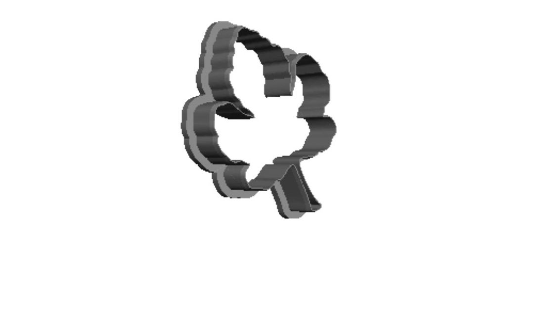 Fig leaf outprint Cookie Cutter   