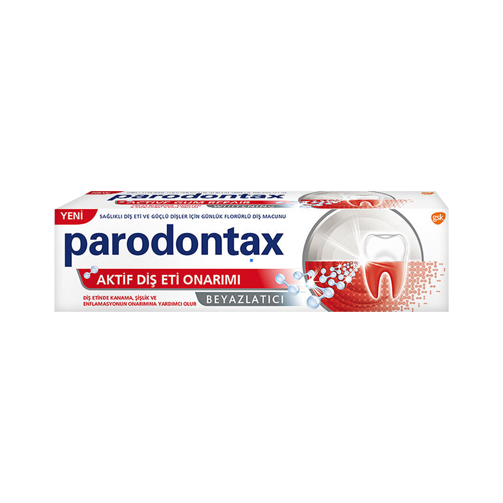 Parodontax Aktif Diş Eti Onarımı Beyazlatıcı Diş Macunu (75 ml)