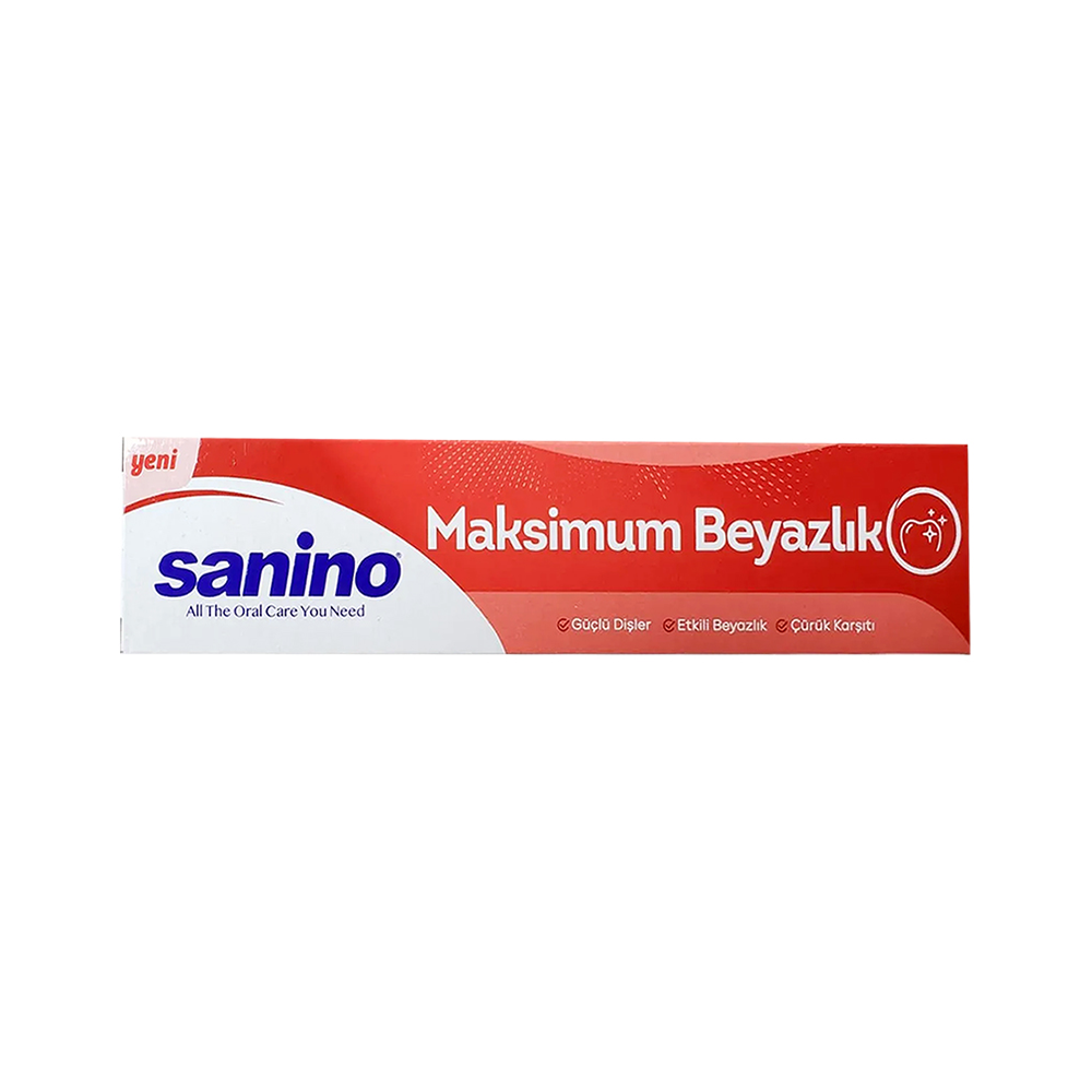 Sanino Maksimum Beyazlık Diş Macunu (75 ml)