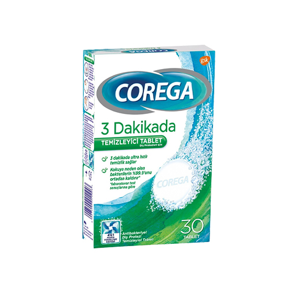 Corega Temizleyici Tablet (30'lu)