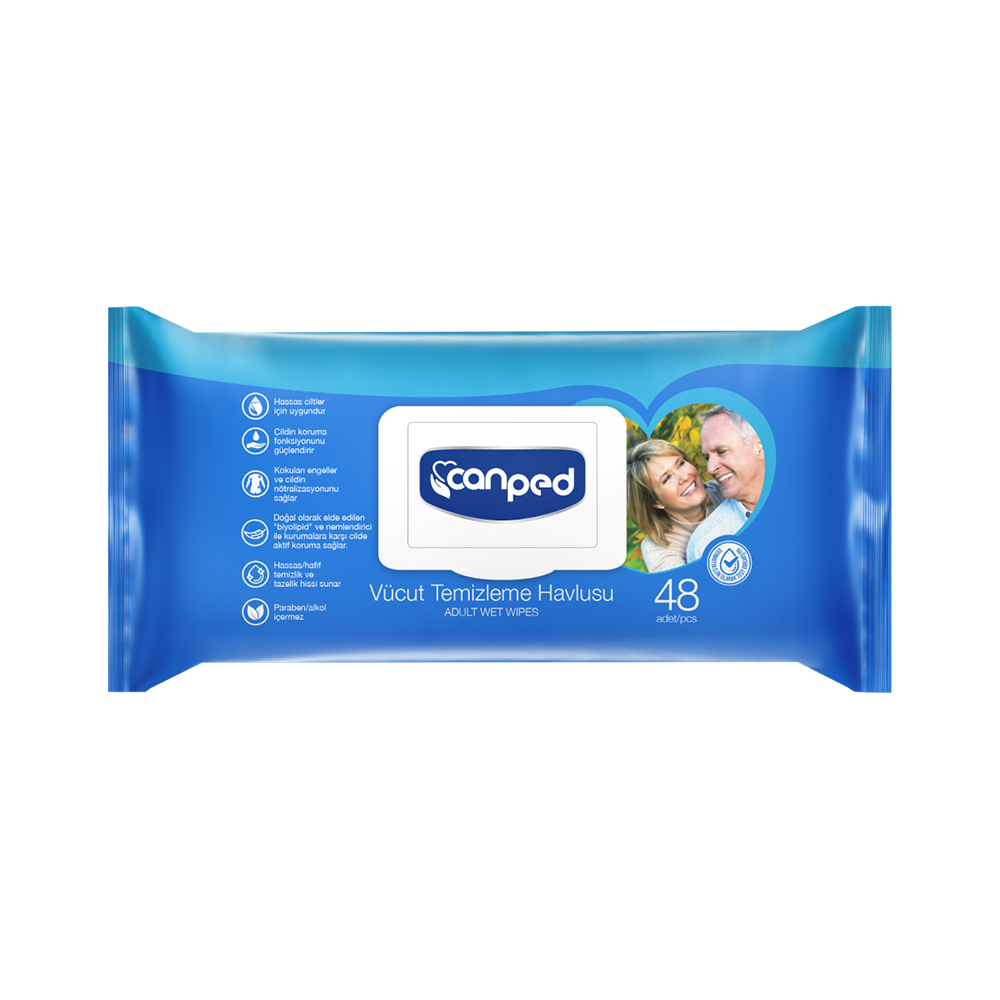 Canped Vücut Temizleme Havlusu (48'li)