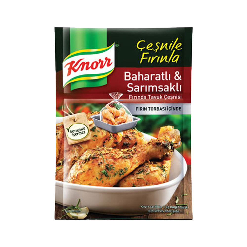 Knorr Fırında Tavuk Baharatlı ve Sarımsaklı Çeşni (37 g)