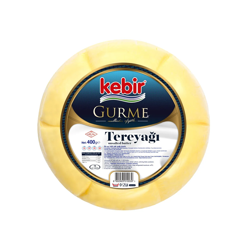 Kebir Gurme Tuzsuz Tereyağı (400 g)