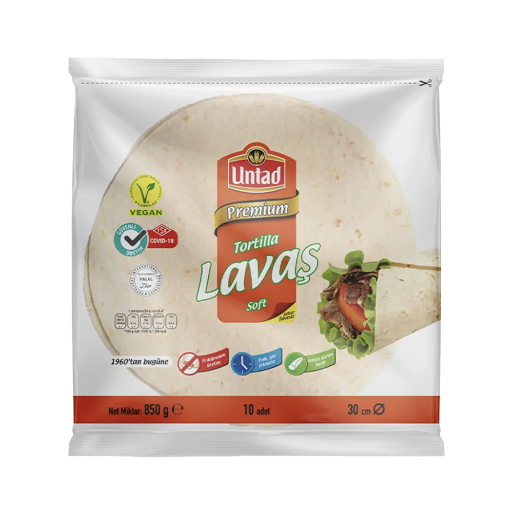 Untad Premium Lavaş Sade (850 g)