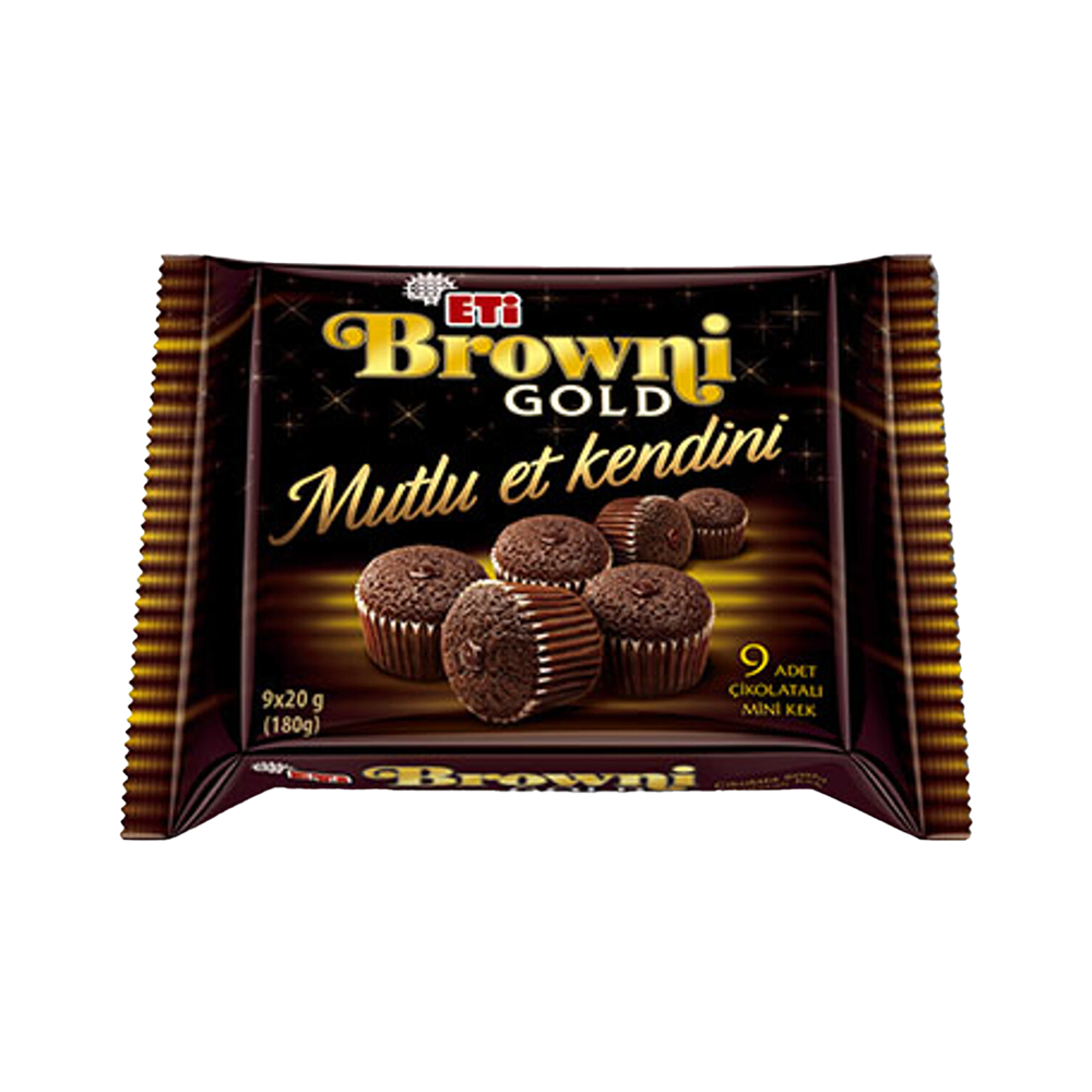 Eti Browni Gold Çikolatalı Mini Kek (180 g)