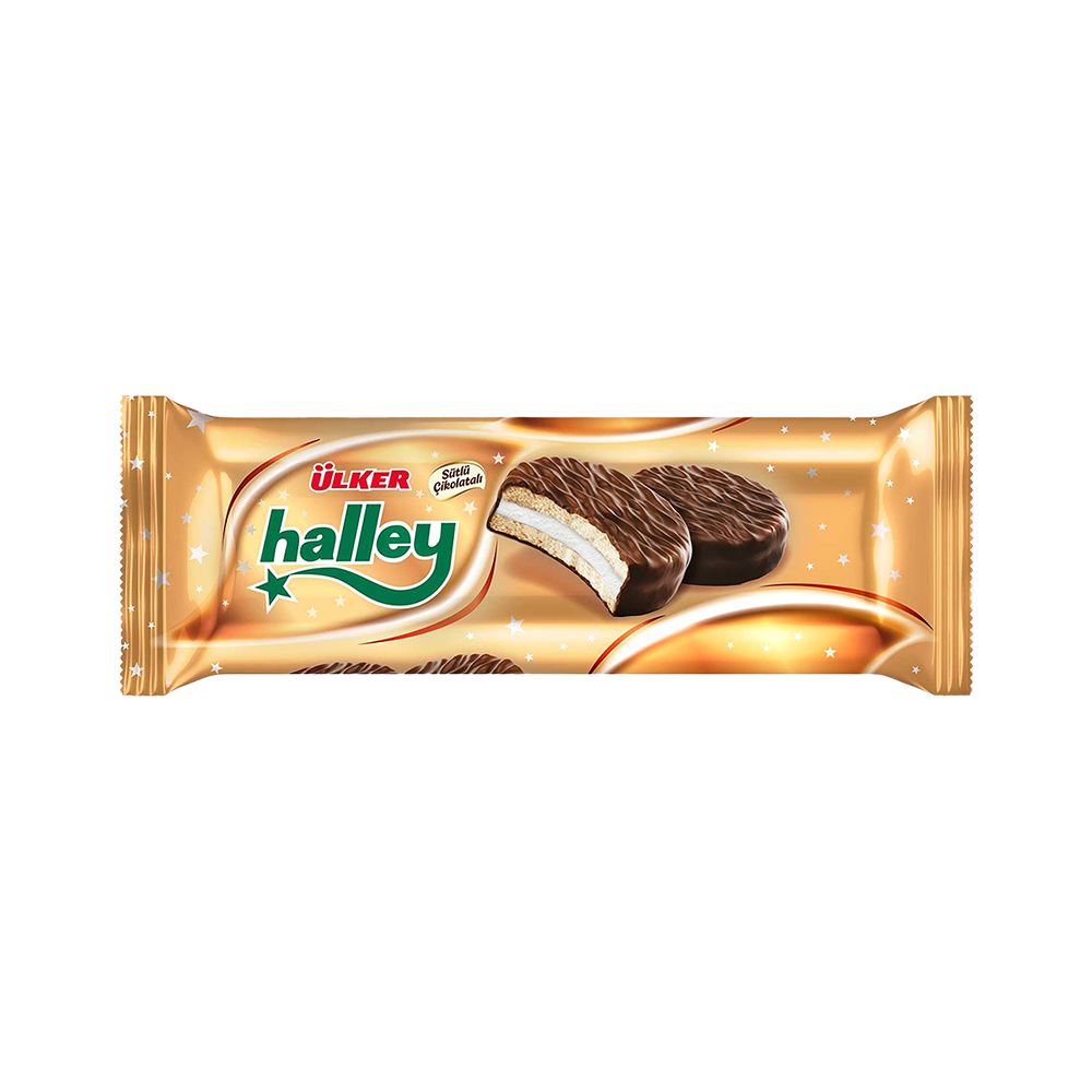 Ülker Halley Çikolata Kaplı Bisküvi 8'li (240 g)