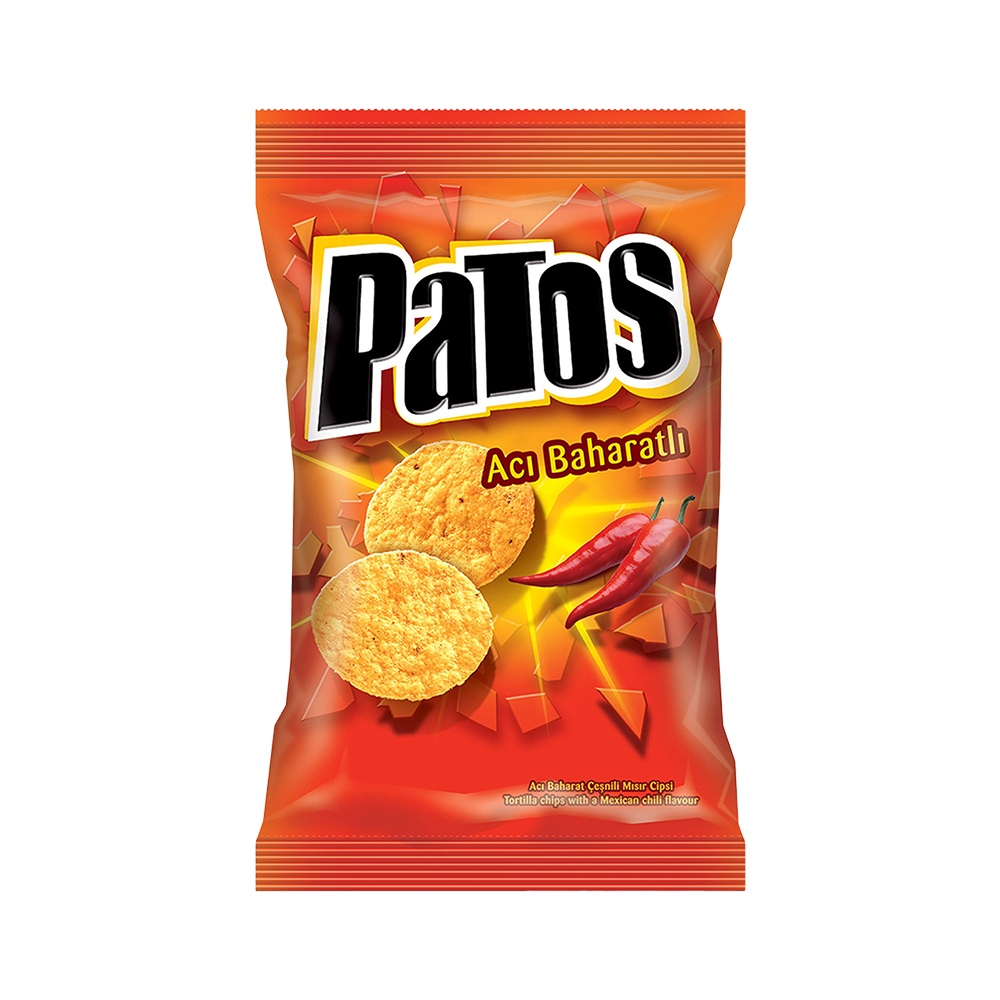 Patos Acı Baharatlı Cips (109 g)