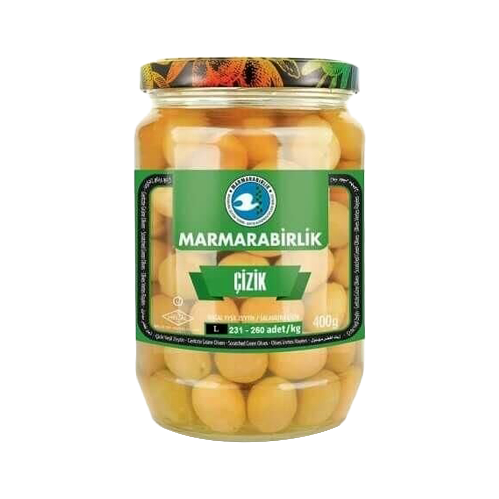 Marmarabirlik Çizik Yeşil Zeytin (400 g)