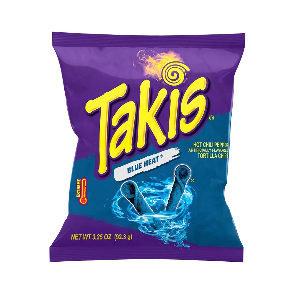 Takis Blue Heat Acı Biberli Cips (92, 3 g)