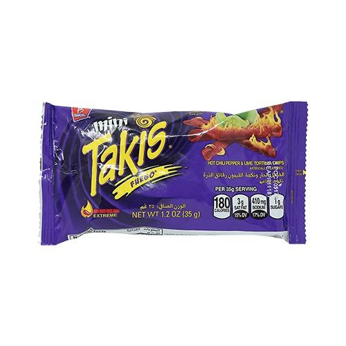 Takis Mini Acı Biber & Lime Tortilla Cips (35 g)
