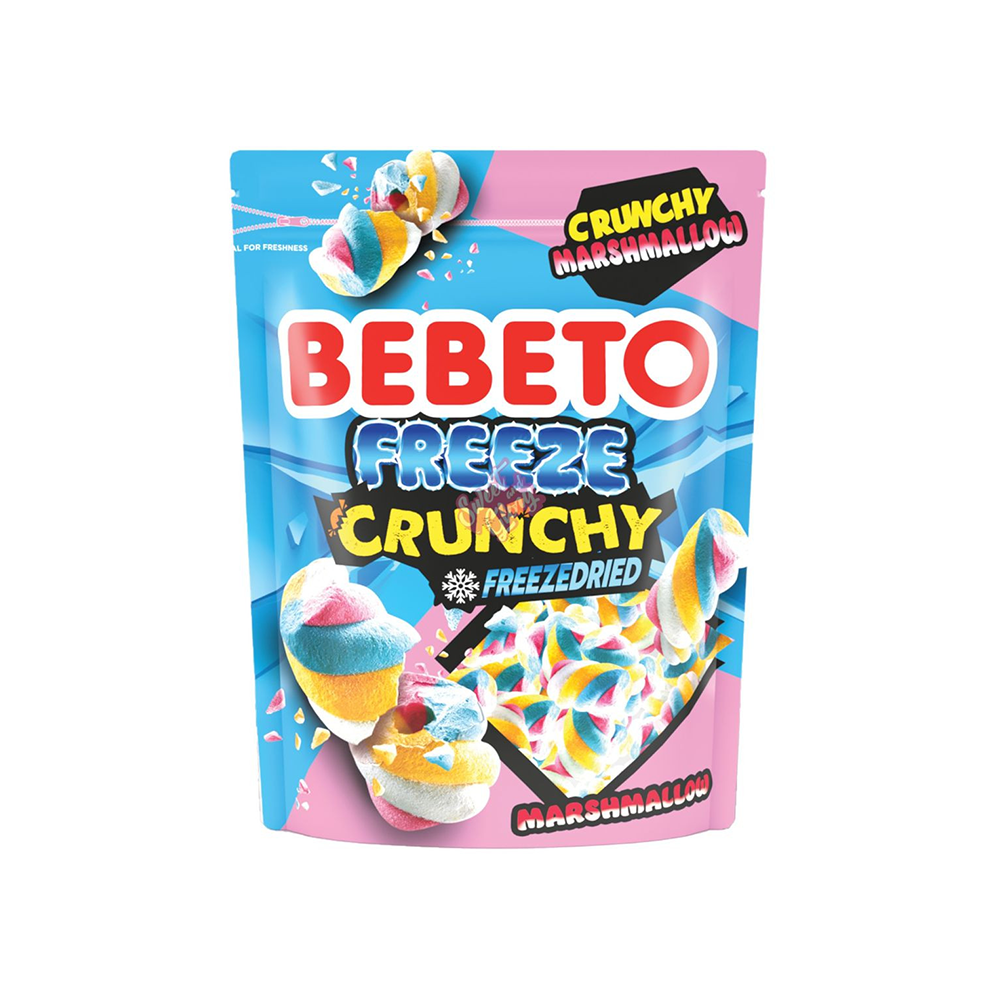 Bebeto Freeze Crunchy Marshmallow Yumuşak Şeker (35 g)