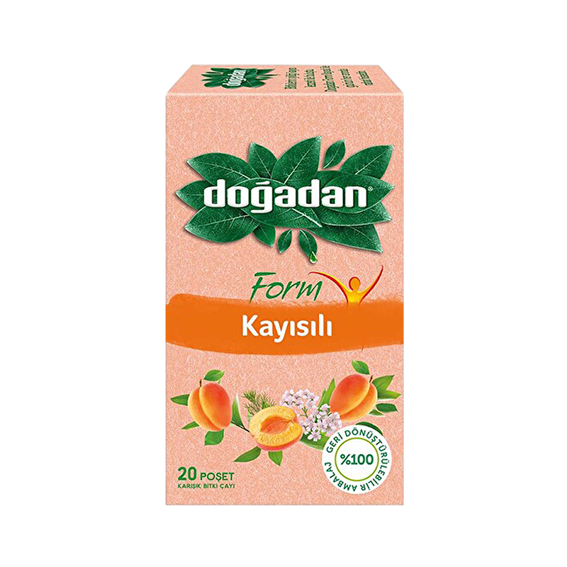 Doğadan Form Kayısılı Karışık Bitki Çayı (20'li)