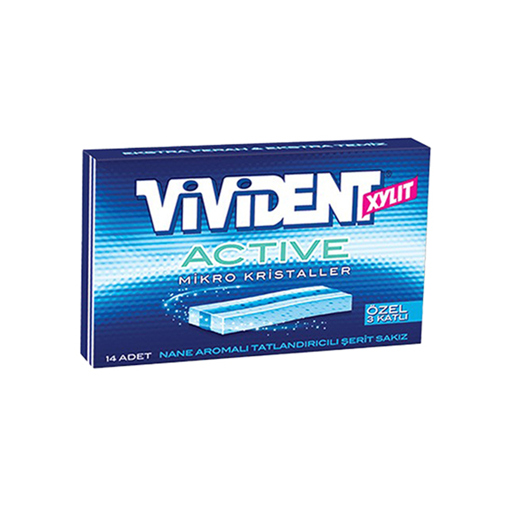 Vivident Active Cüzdan Şerit Sakız (33 g)