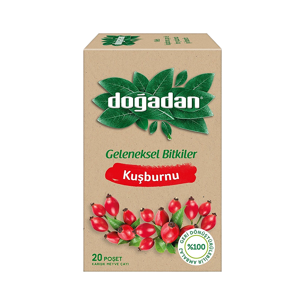 Doğadan Geleneksel Kuşburnu Çayı (48 g)