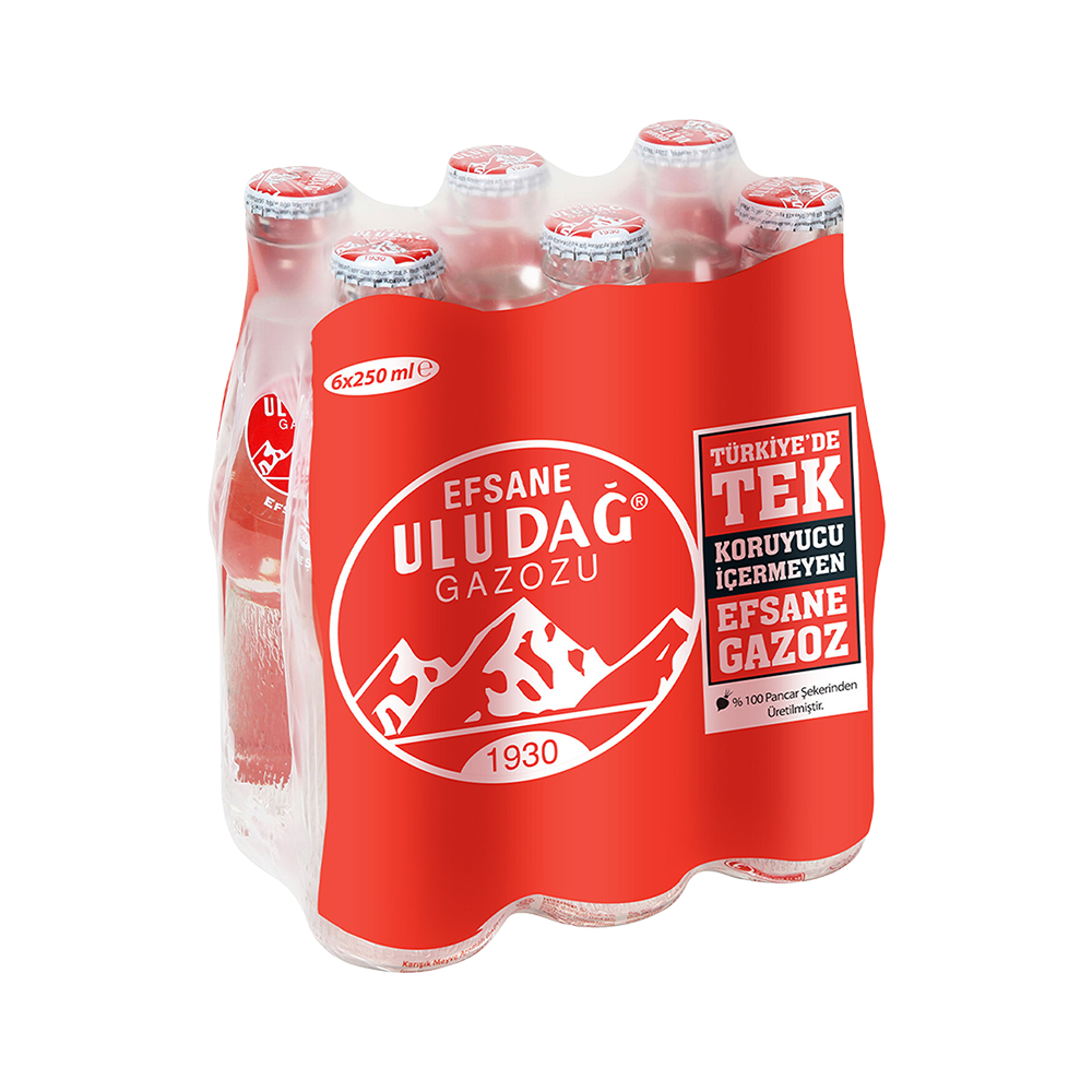 Uludağ Efsane Gazoz (6 x 250 ml)