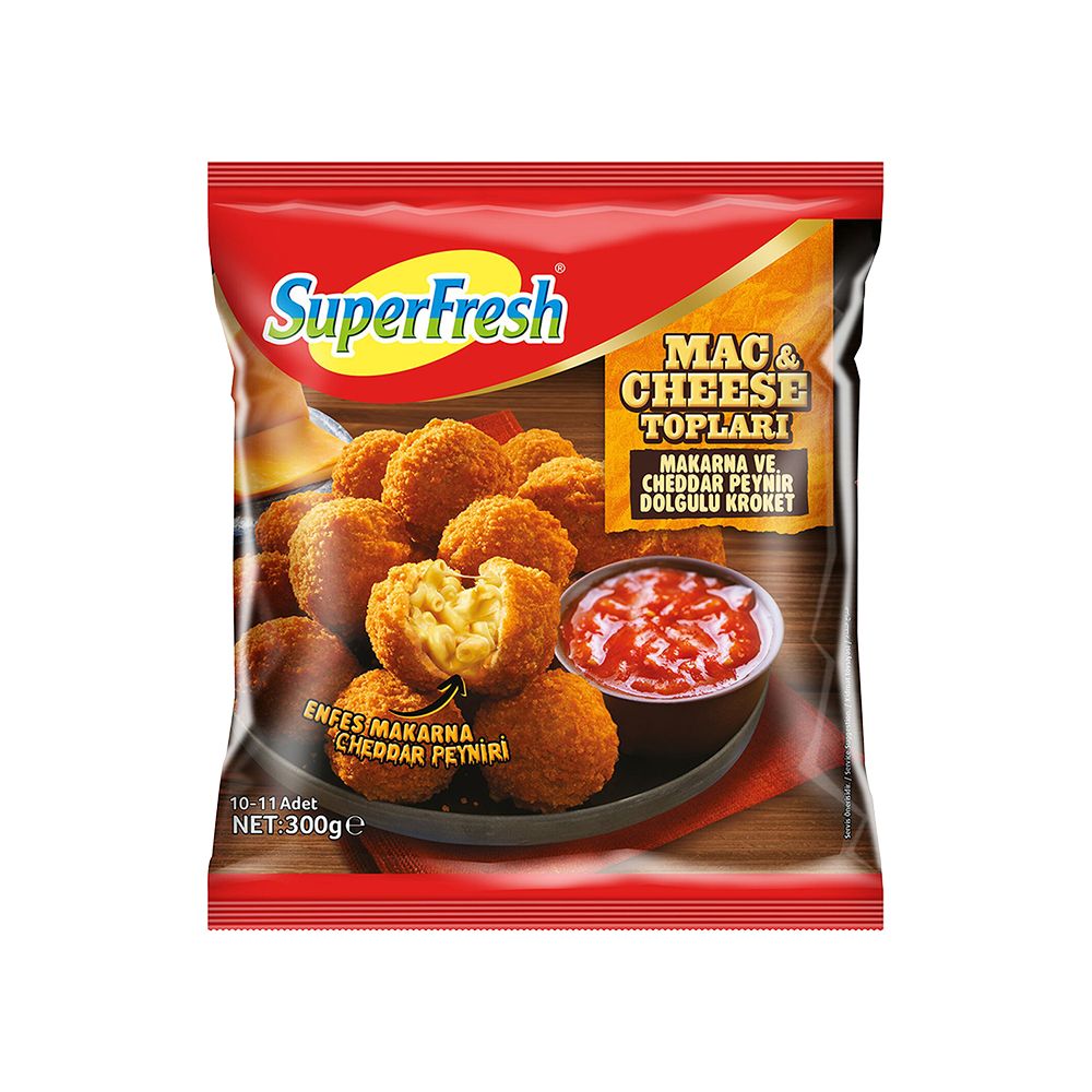 SuperFresh Mac&Cheese Topları (300 g)