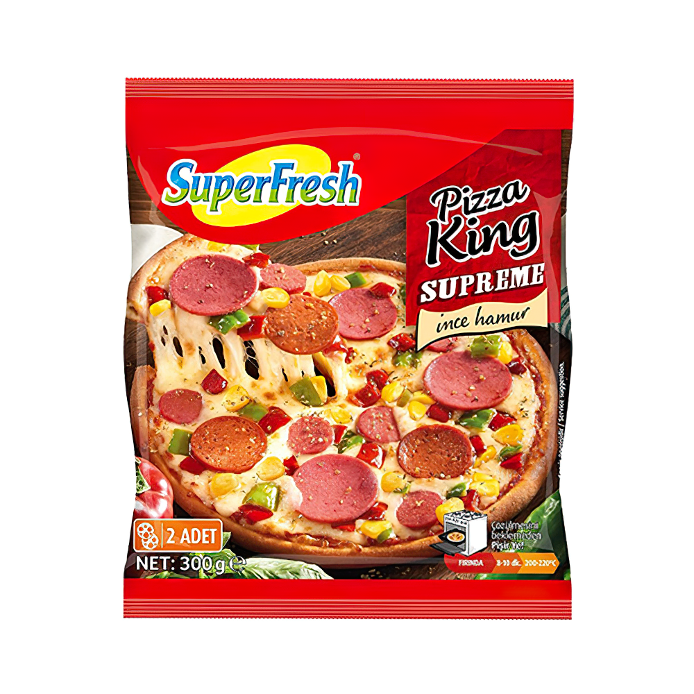 SuperFresh Slimmo Supreme Pizza King 2'li (300 g)