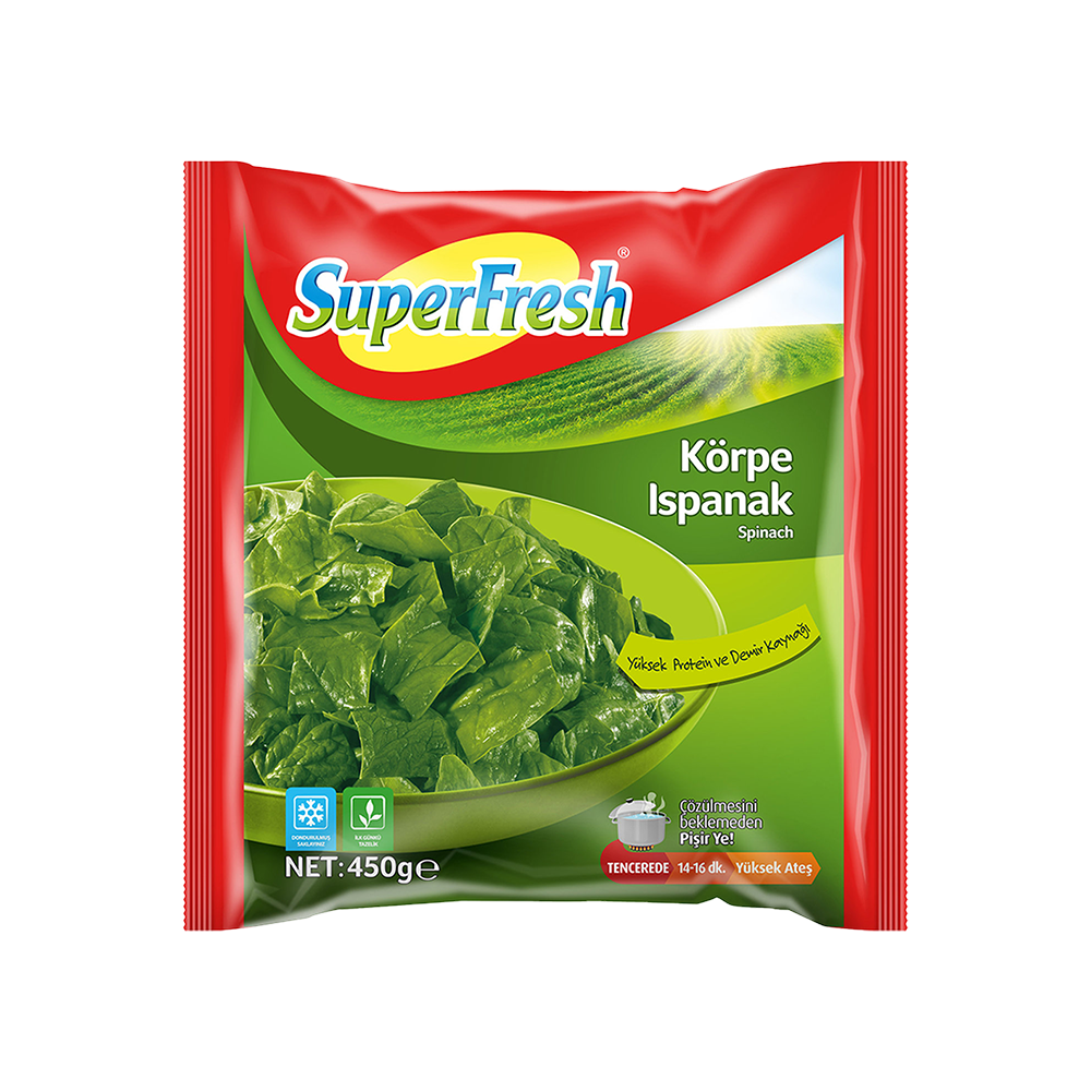 SuperFresh Doğranmış Ispanak (450 g)