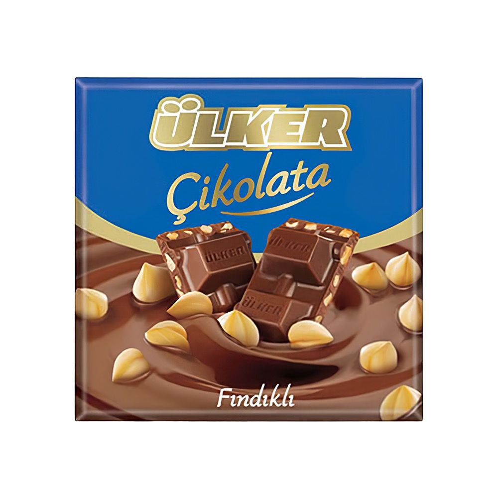 Ülker Fındıklı Kare Çikolata (60 g)
